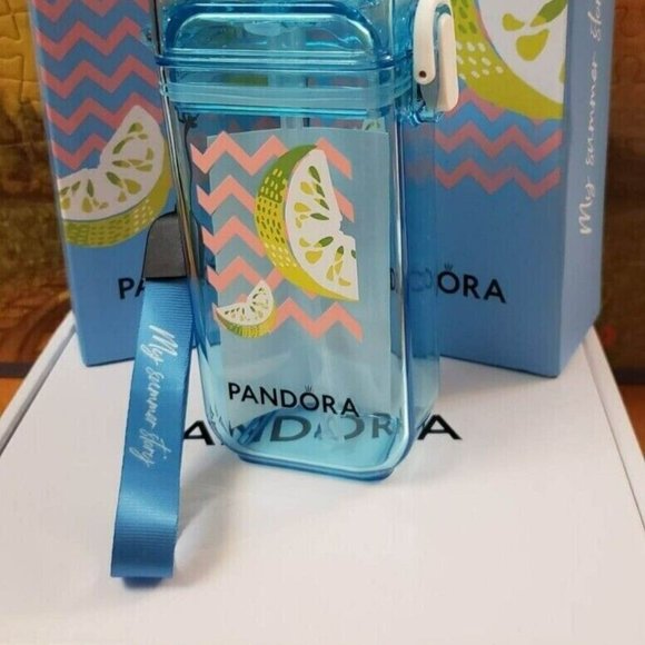VERY RARE PANDORA *ASIAN EXCLUSIVE* SUMMER BOTTLE WITH BUILT STRAW 280ML - Picture 6 of 12